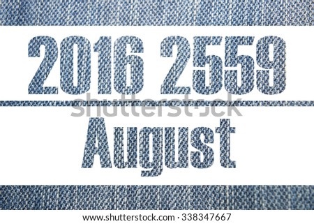 Calendar background gene 2016 2559, 12 Month and Happy New Year