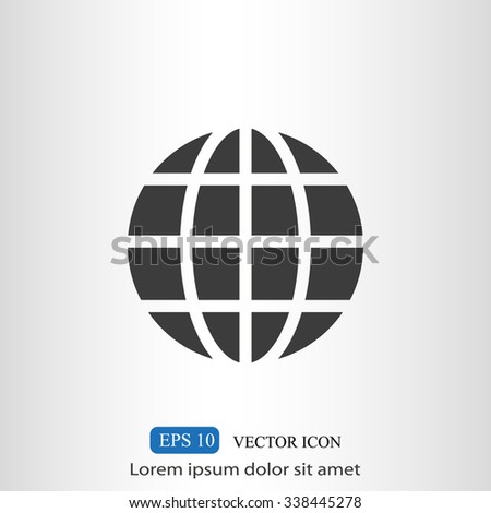 Global vector icon