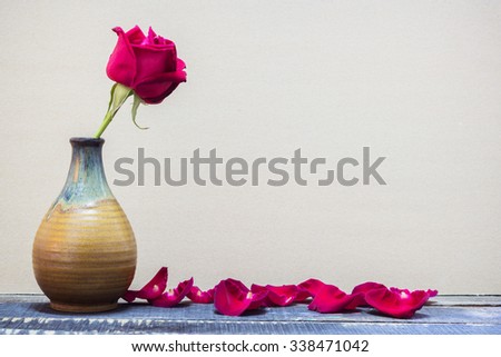 still life vase with flowers background