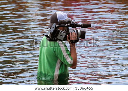 video camera man