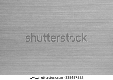 Brushed aluminum texture. Chrome metal texture of surface for wallpaper and background.  Royalty-Free Stock Photo #338687552