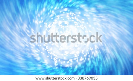 Blue abstract background holidays lights in motion blur image