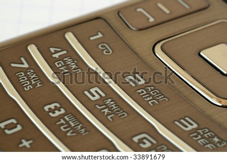 mobile phone buttons