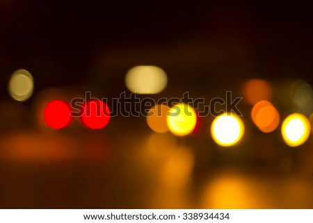 Lights blurred background