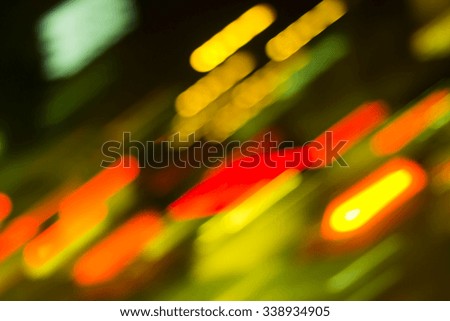 Lights blurred background