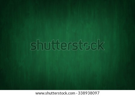 Dark and Moody Green Painted Wood Board Background with vignette with empty room or space for copy, text, your words.   Horizontal with lighting effect in center.