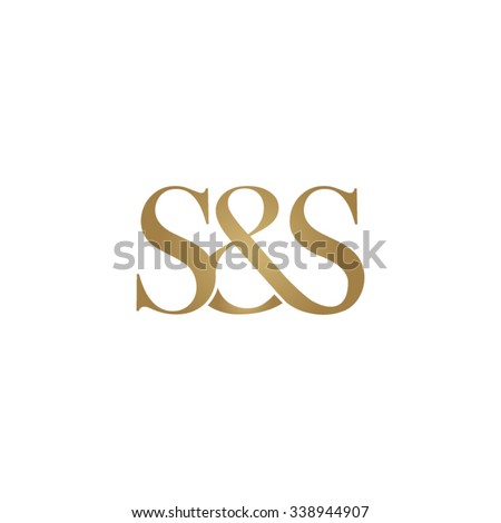 G A Initial Logo Ampersand Monogram Golden Logo Royalty Free Stock Vector Avopix Com