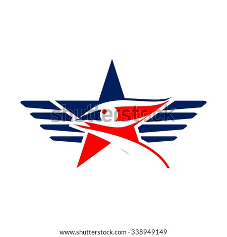 Eagle Speed Motor Racing, Automotive Symbol Logo Template