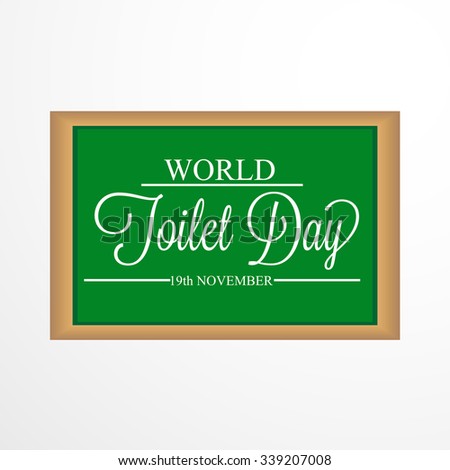  vector illustration of world toilet day  background.