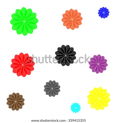 Vector background with flower illustration




