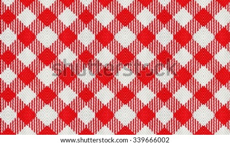 red white pattern fabric