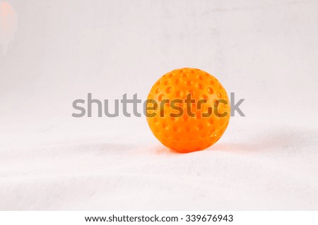 Classic Style Round Golf Ball Textured Sphere