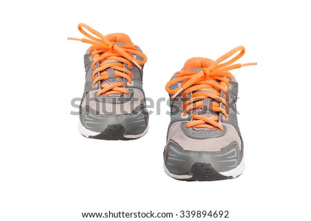 Sport shoes isolated on white background.