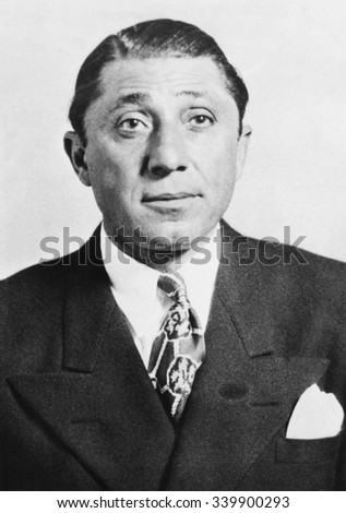 Frank 'The Enforcer' Nitti was a first cousin of Al Capone. In March 1943 he was indicted with several other Mafioso from Chicago and New Jersey for extorting $2,500,000 from the motion picture indust