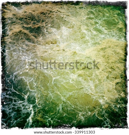 Wild water, Barron River detail, Cairns, Queensland, AUSTRALIA
