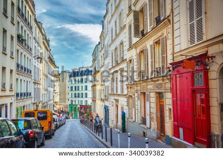 Montmartre in Paris Royalty-Free Stock Photo #340039382