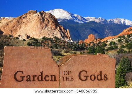 Entrance to Garden of the Gods, Colorado Springs