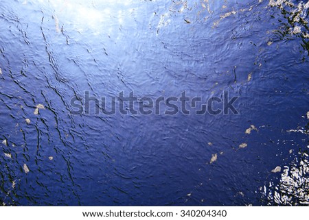 Texture sea water underwater