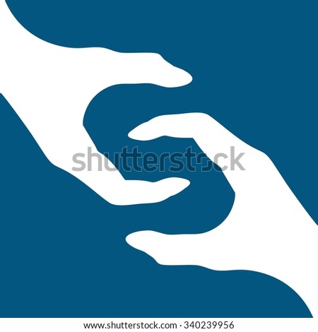 C hand language, Sign Language Logo Template