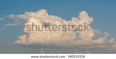 Panorama sky, vintage sky