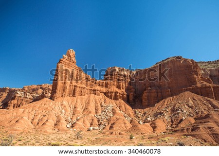 Landscape in Capitol Reef National Park, USA.