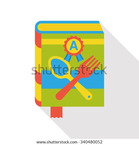 cooking book flat icon