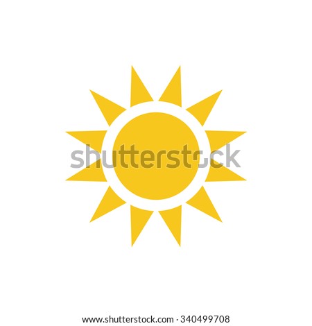Sun Icon Royalty-Free Stock Photo #340499708