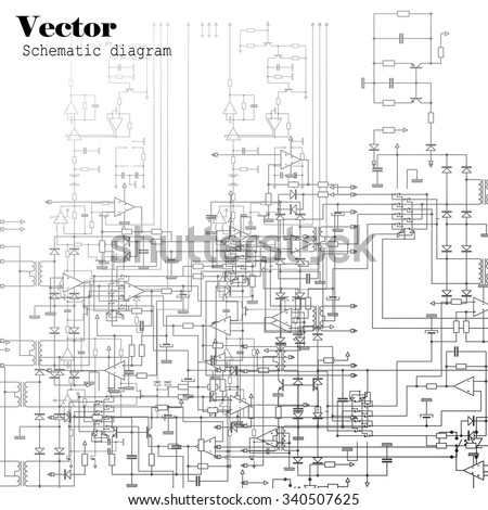 schematic diagram Royalty-Free Stock Photo #340507625