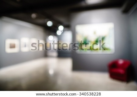Art gallery generic background