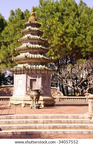 A small pagoda in Vietnam