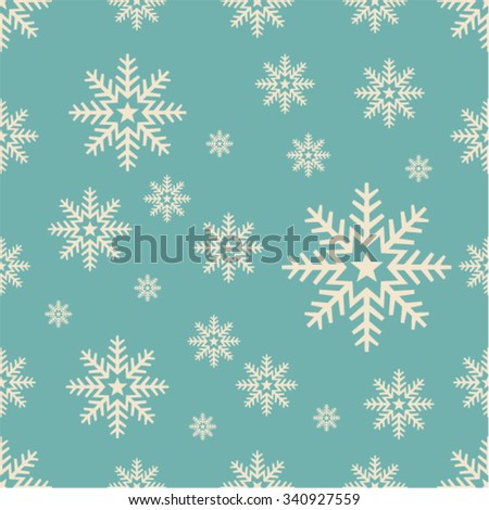 Snowflake background pattern