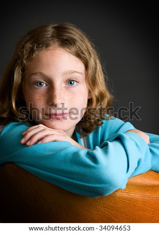 girl with folded arms