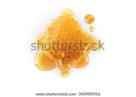 Isolated Honeycomb Top Royalty-Free Stock Photo #340989056