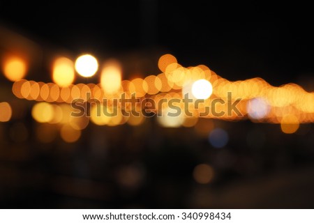 Elegant abstract background with bokeh defocused light