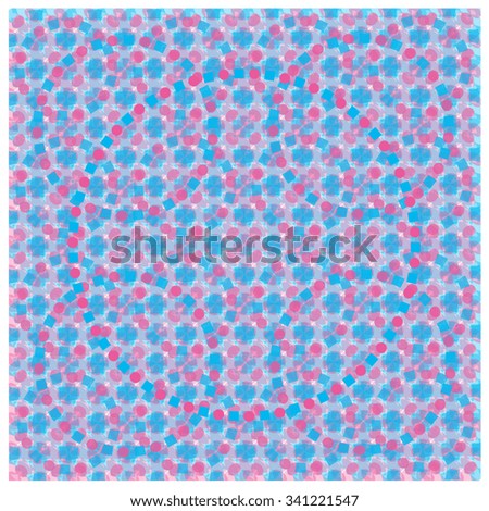 Blue and red background circles pattern for textile and wallpaper, tablecloth, box, present post card, background, bedclothes, towels, dishes, packets