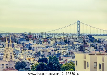 city view at San Francisco,California,USA