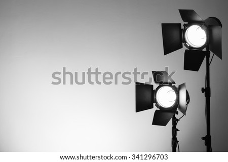 Equipment for photo studios and fashion photography Royalty-Free Stock Photo #341296703