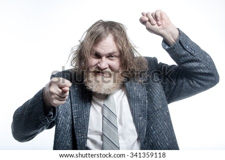 The Long Haired Bearded Old Man Stock Photo 334712663 Avopix Com