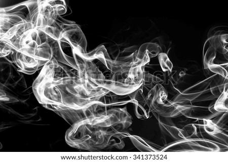 White smoke background