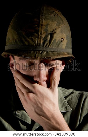 U.S. Soldier With PTSD