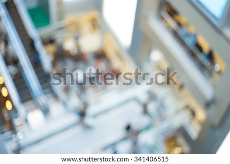 Abstract Background Department Store