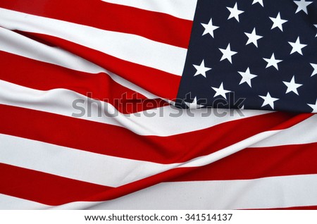 American Flag as background for Clip-Art