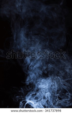 Natural smoke pattern shot of smoke background