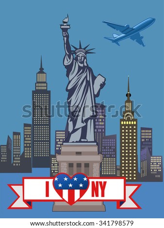 Statue of Liberty. New York and American symbol