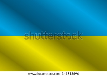 Ukrainian flag,