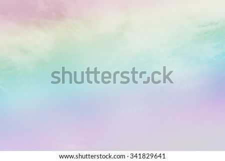 soft cloud background with a pastel multicolored gradient with bokeh