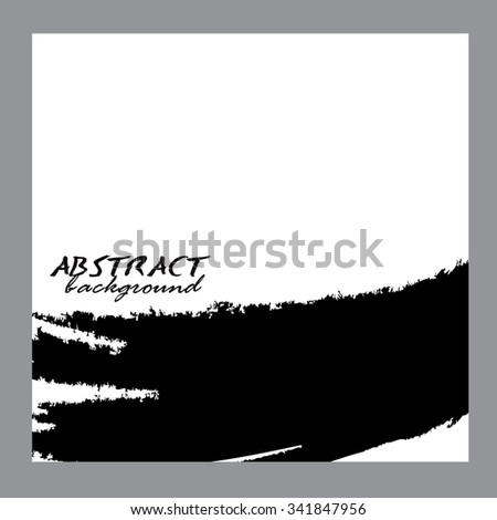 abstract background Watercolor background paintbrush black