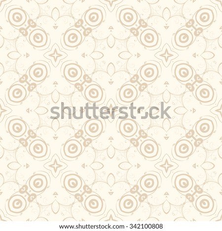 Seamless geometric ornament on background. Wallpaper pattern