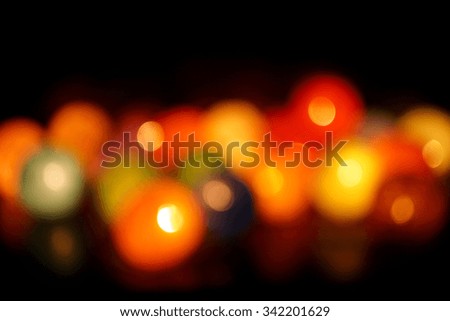 blur Christmas light background with bokeh