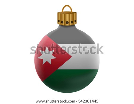 jordan christmas ball isolated